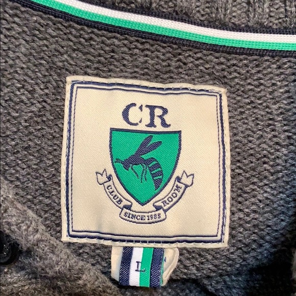 Club Room- Collar Sweater EUC - Picture 4 of 8